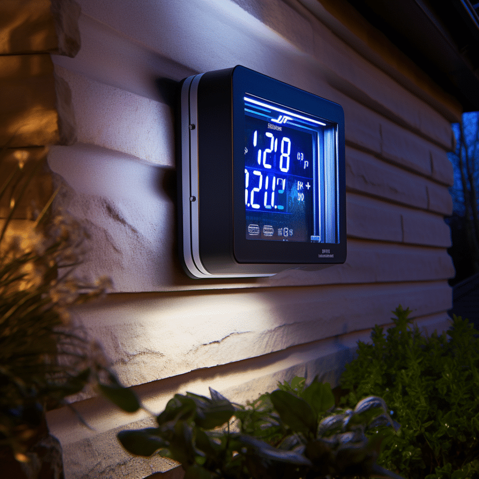 Top Projection Clocks with Outdoor Temperature Display