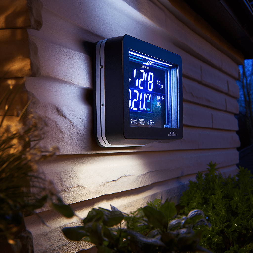 Top Projection Clocks with Outdoor Temperature Display
