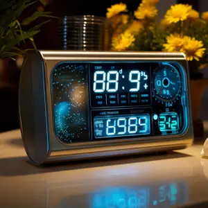 projection clocks with outdoor temperature