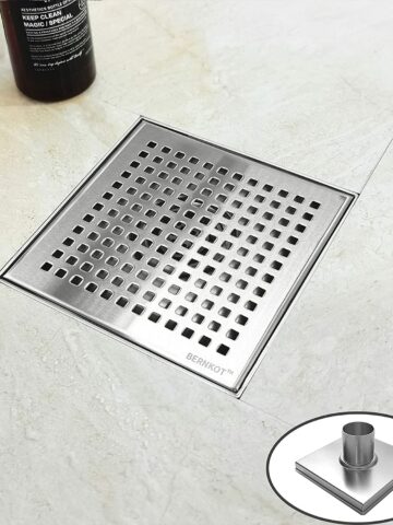How To Remove Square Shower Drain Cover