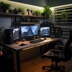 Home office setup
