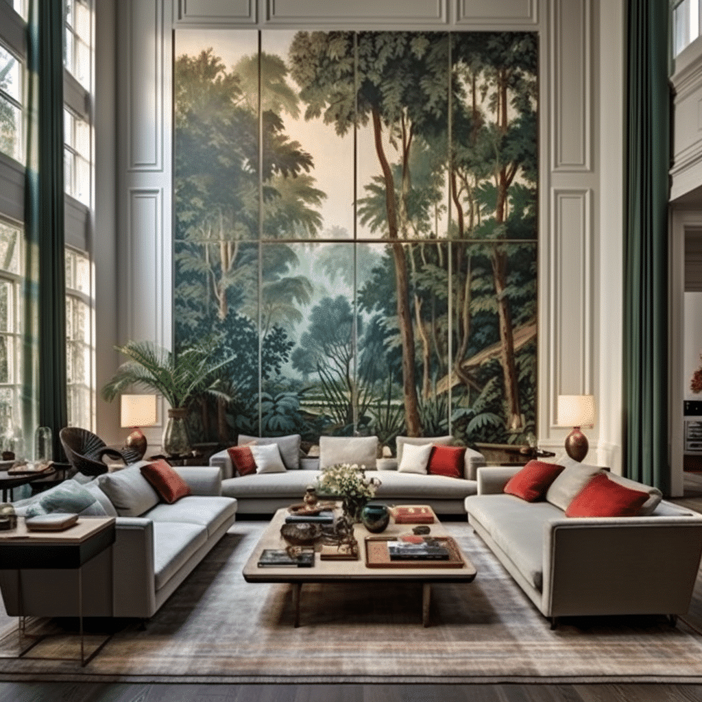 How to Decorate a Large Wall in Living Room