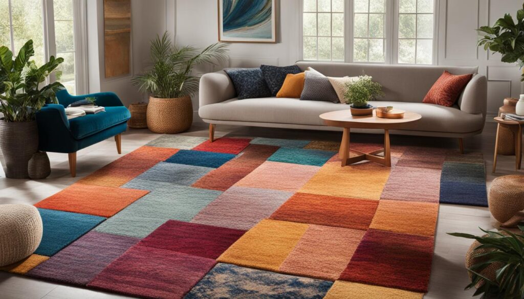 how to choose rug color for living room