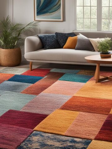 how to choose rug color for living room