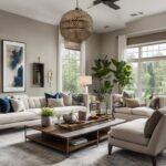 how to decorate a big living room
