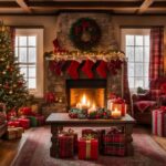 how to decorate a small living room for christmas