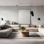 how to decorate big living room wall