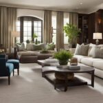 how to furnish a long living room