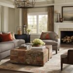 how to place rugs in living room