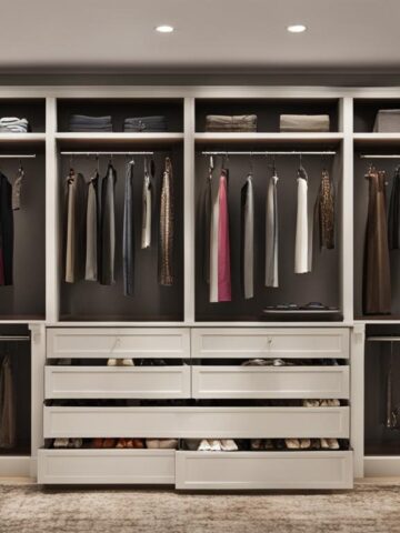 Bedroom closet design