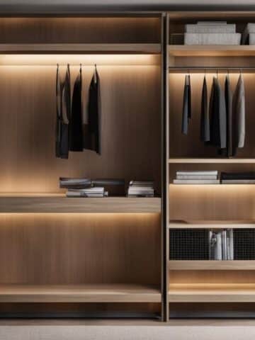 Bookshelf closet design