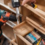 Closet bookshelf DIY