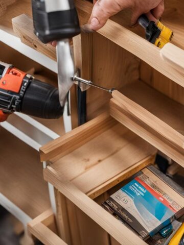 Closet bookshelf DIY