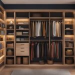 Closet bookshelf display