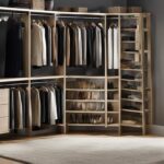 Closet bookshelf for belts