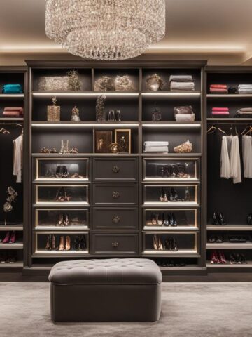 Closet bookshelf for jewelry