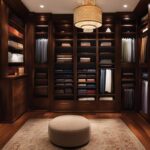 Closet bookshelf for ties