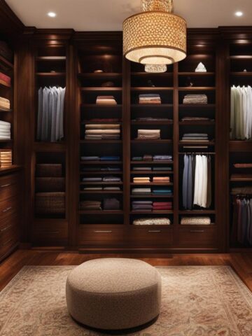 Closet bookshelf for ties