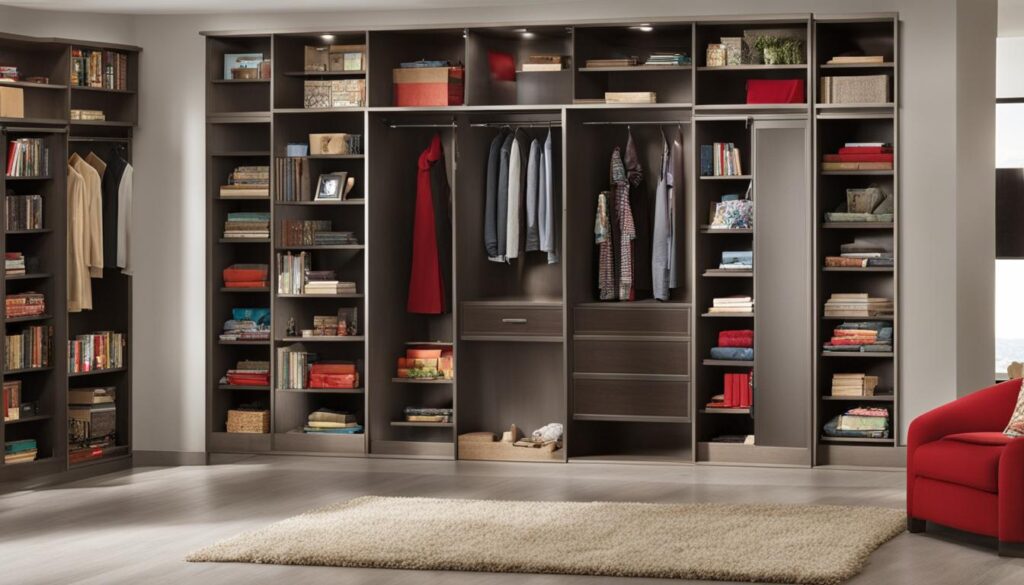 Closet bookshelf inserts