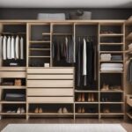 Closet corner shelves