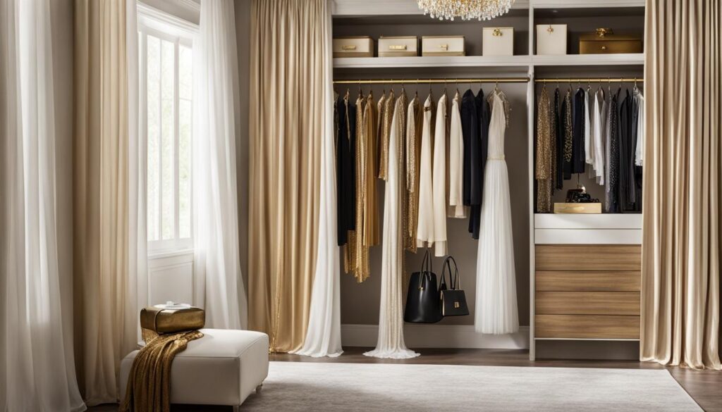 Closet curtain ideas