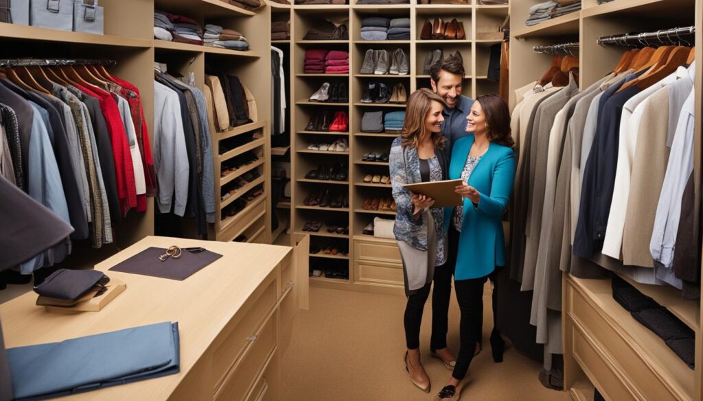 Closet design consultation