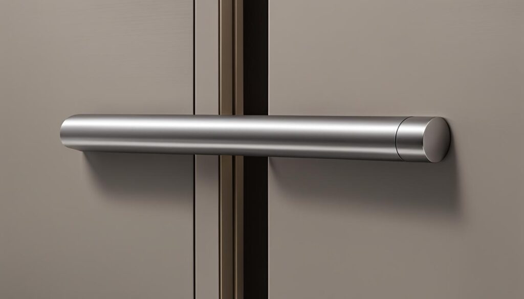 Closet door handles