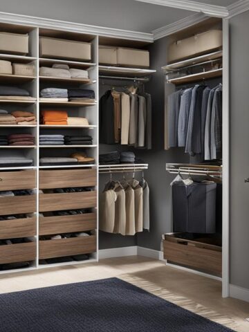 Closet drawer systems