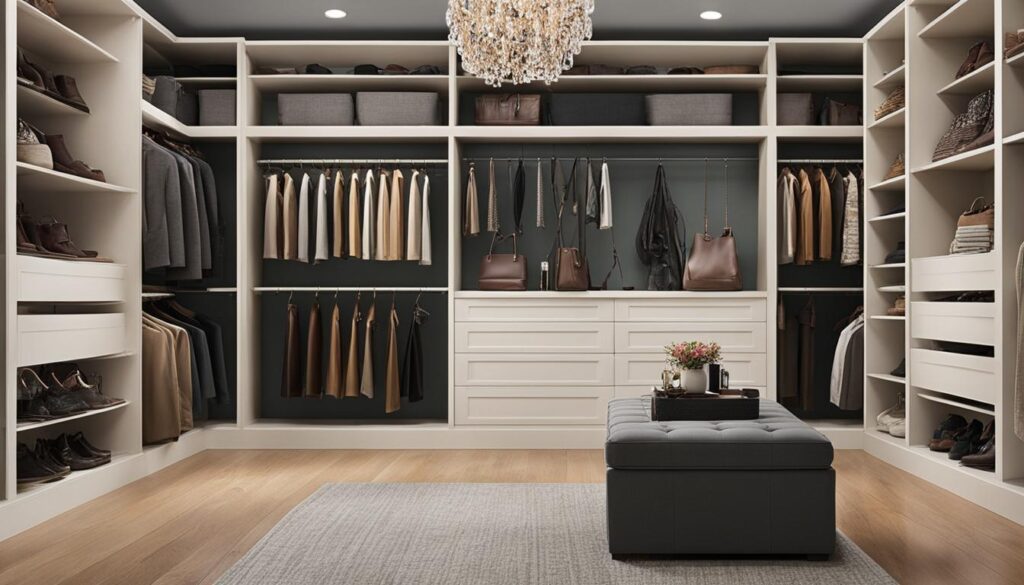 Closet layout design