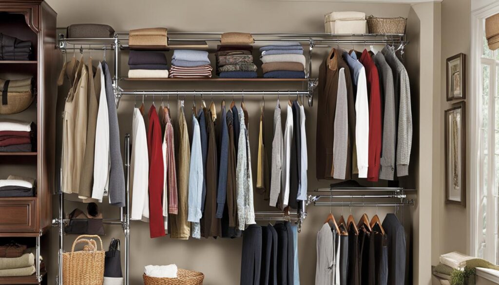 Closet rod brackets