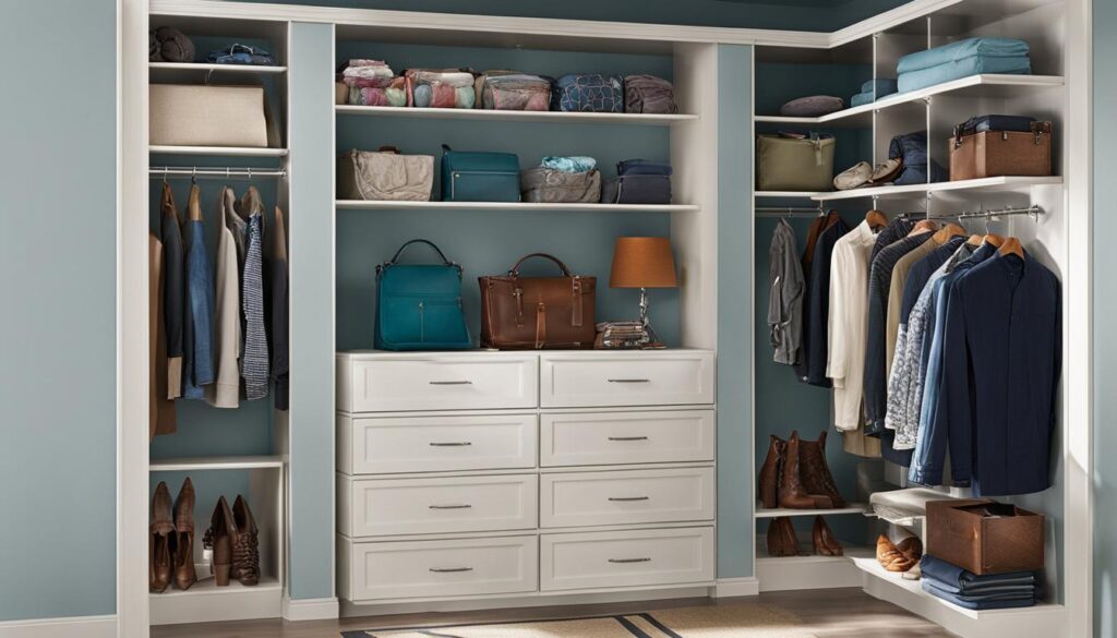 Closet shelving systems