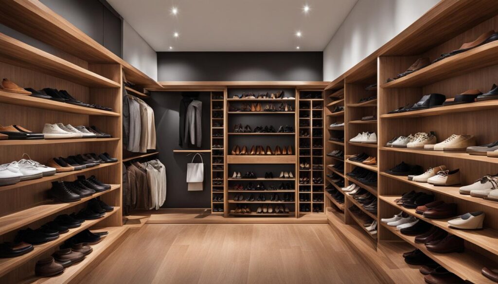 Closet shoe rack ideas