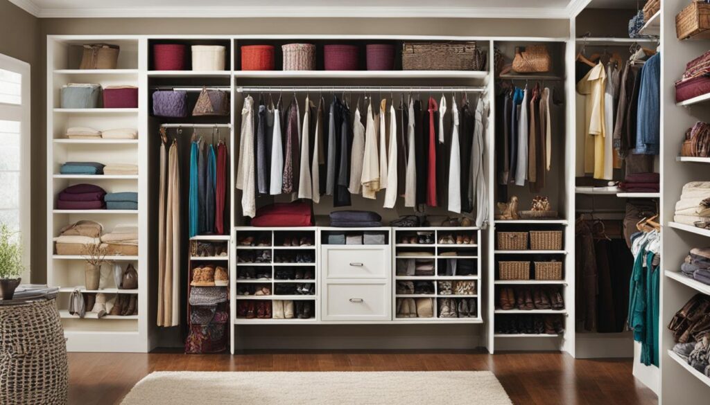 Closet space-saving ideas