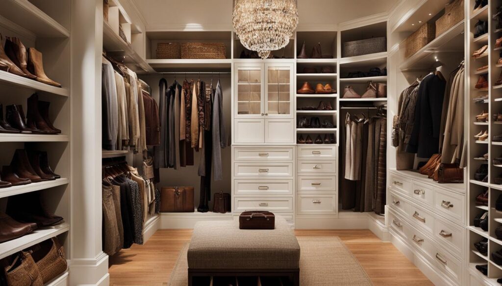 Closet under stairs