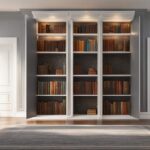 Hidden bookshelf closet