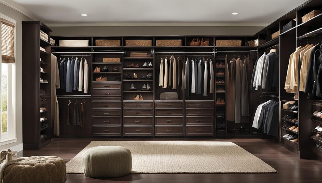 His and hers closet