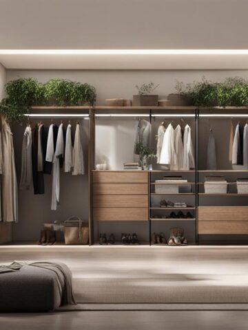 Open closet concept