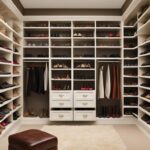 Shoe closet storage
