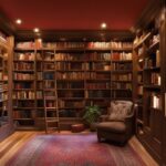 Small closet bookshelves