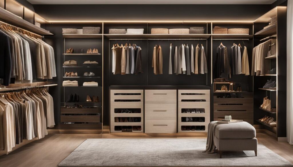 Walk-in closet designs