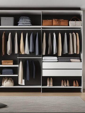 Wardrobe storage solutions