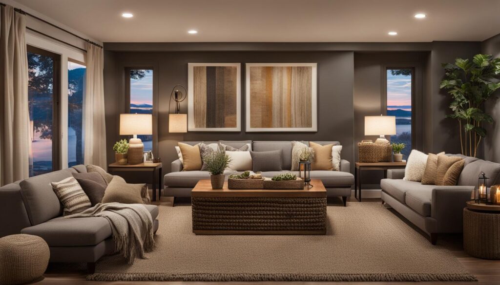 can lights in living room