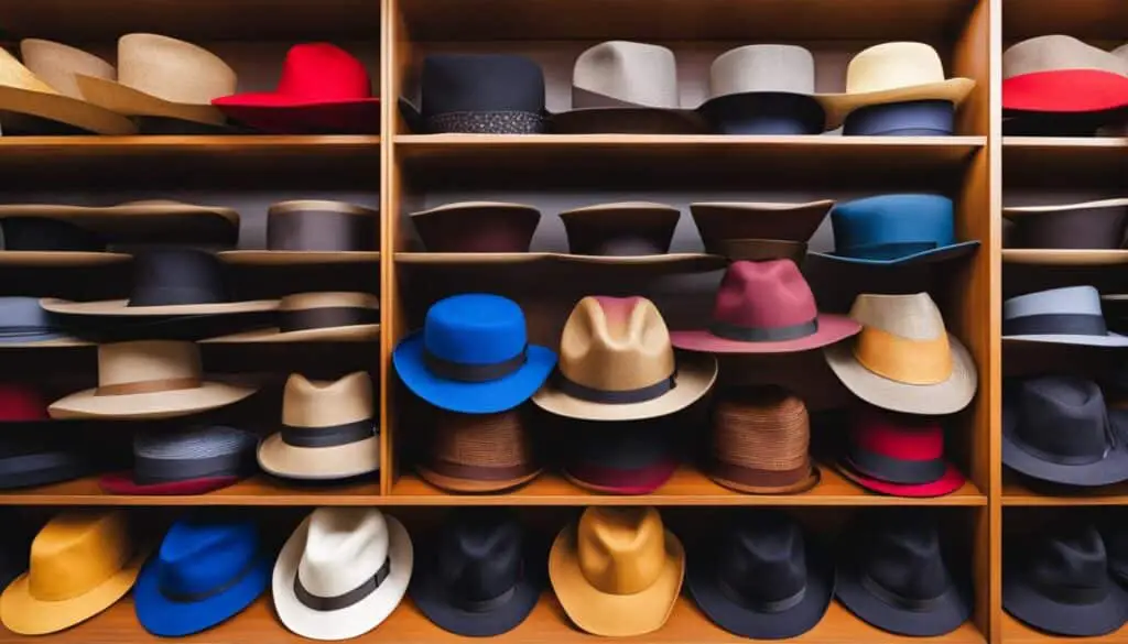 closet organization for hats