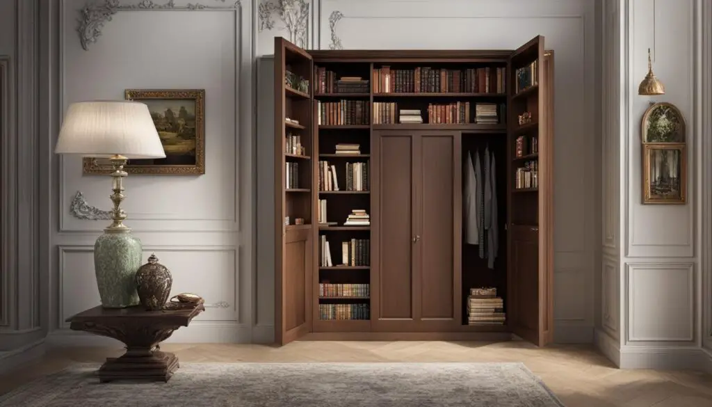 hidden door bookcase
