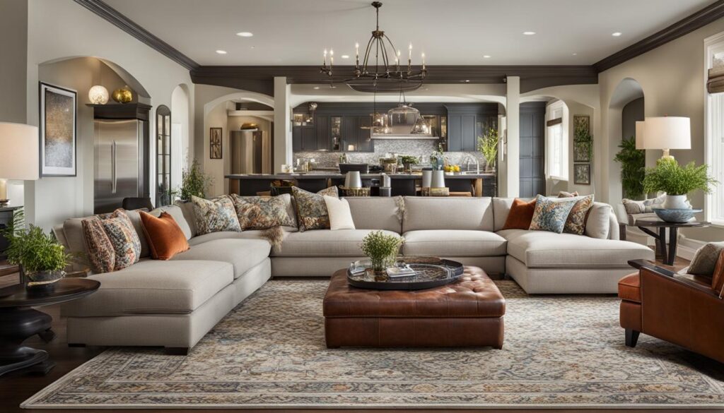 how big of a rug for living room