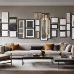how to decorate a big wall in a living room