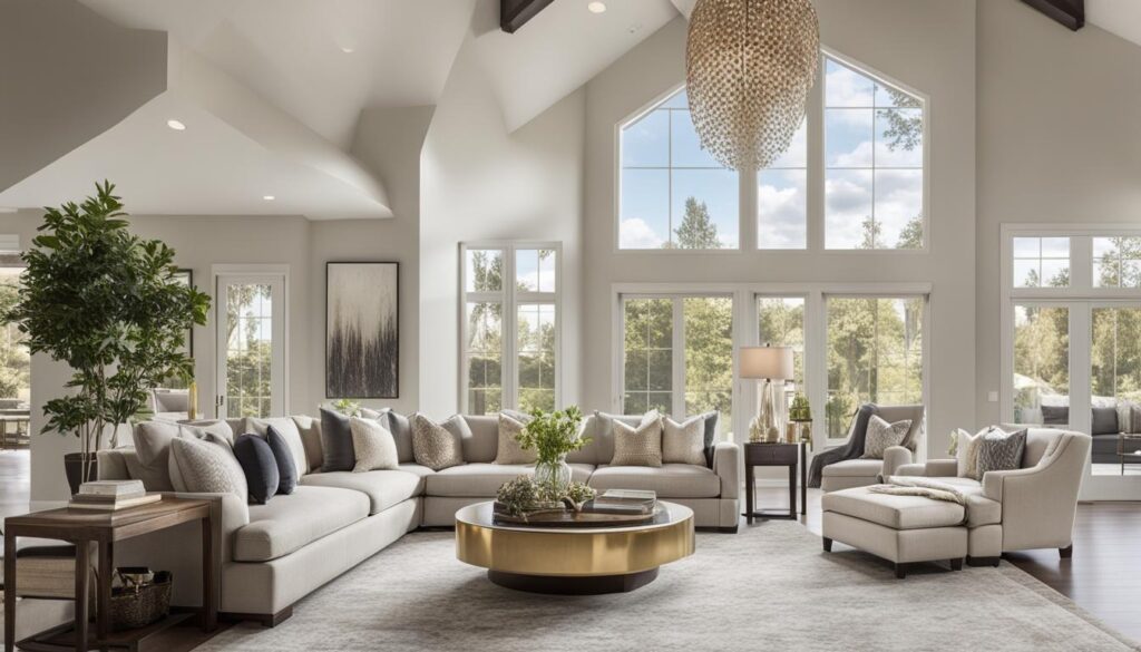 how to decorate a large living room