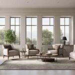 how to decorate a large living room wall