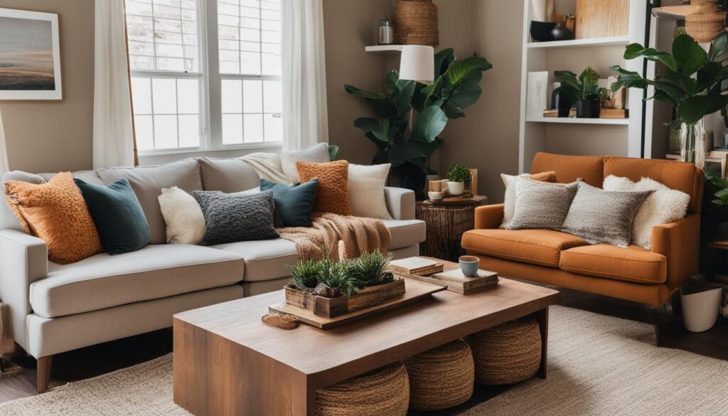 how to decorate a living room on a budget
