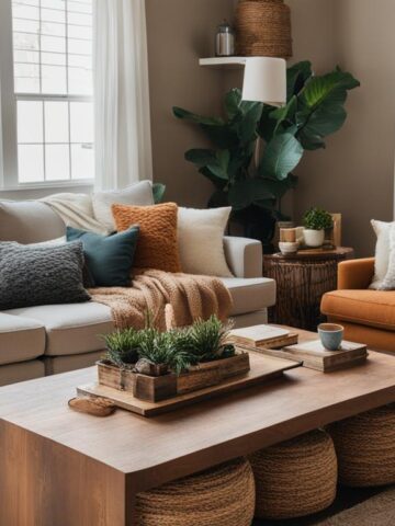 how to decorate a living room on a budget